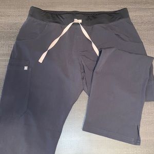 Heather gray figs scrub pants